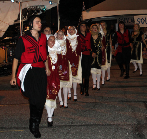 Greek dancers at the annual Greek Festival at Sts Constantine and Helen Greek Orthodox Cathedral