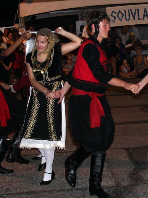 Greek dancers at the annual Greek Festival at Sts Constantine and Helen Greek Orthodox Cathedral