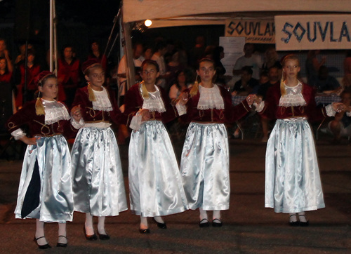 Greek dancers at the annual Greek Festival at Sts Constantine and Helen Greek Orthodox Cathedral