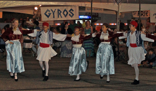 Greek dancers at the annual Greek Festival at Sts Constantine and Helen Greek Orthodox Cathedral