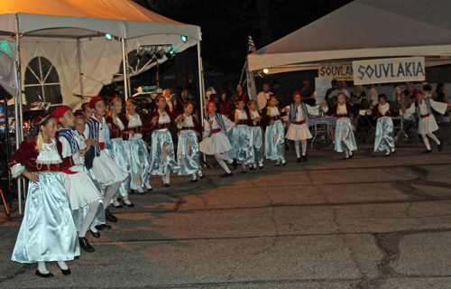 Greek dancers at the annual Greek Festival at Sts Constantine and Helen Greek Orthodox Cathedral