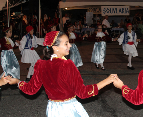 Greek dancers at the annual Greek Festival at Sts Constantine and Helen Greek Orthodox Cathedral