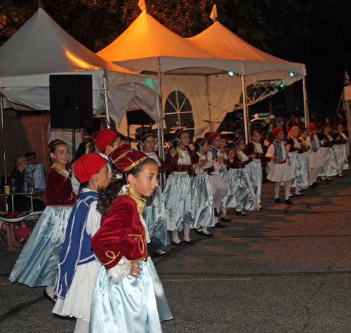 Greek dancers at the annual Greek Festival at Sts Constantine and Helen Greek Orthodox Cathedral