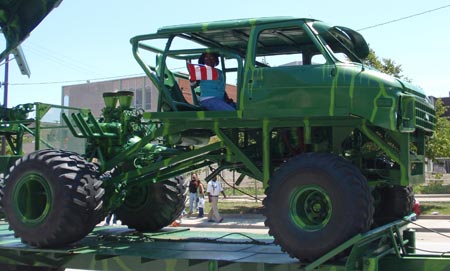 Cleveland Puerto Rican Day Parade monster truck