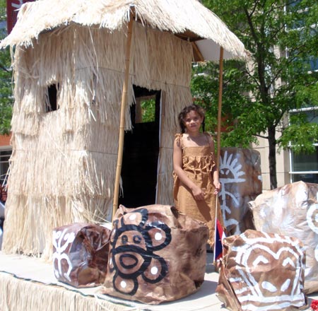 Cleveland Puerto Rican Parade Float- girl