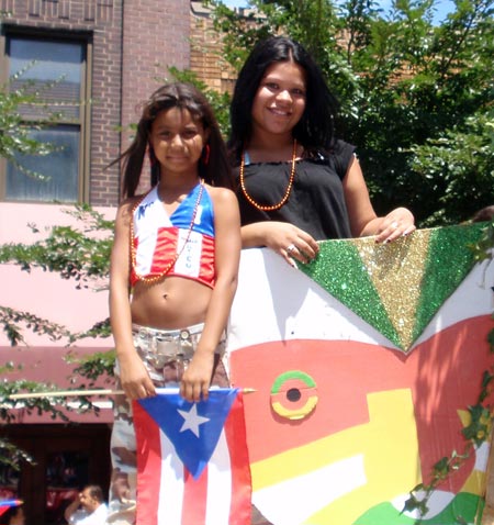 Cleveland Puerto Rican Parade Float- girls