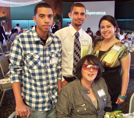 Ada Millin (seated), Jose Millin Sr., Jose Millin and Caresse Cortese