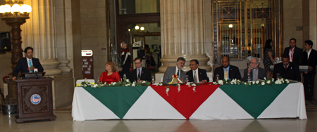 Head Table at Cinco de Mayo event