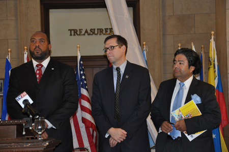 Director Griffin, Councilman Cummins and MC Romero