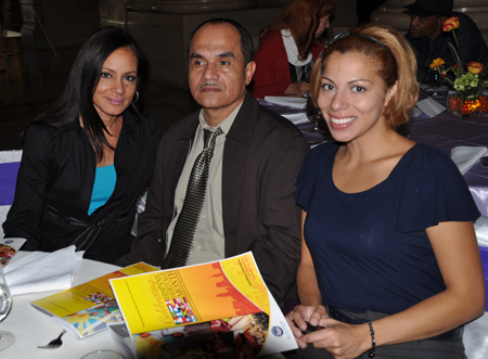 Milagros Santiago, Ricardo Camargo and Jenny Vega Gleason