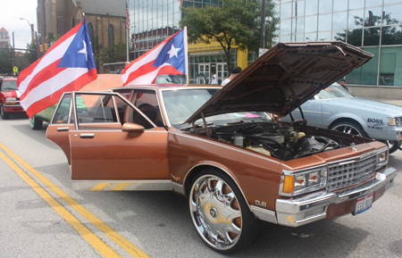 Car at Cleveland Puerto Rican Parade