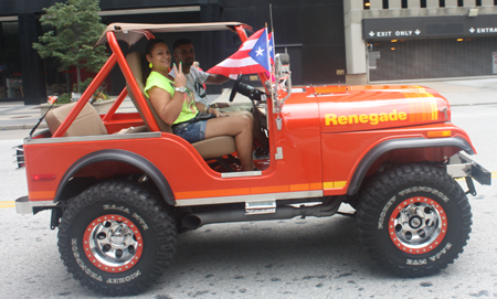 Car at Cleveland Puerto Rican Parade