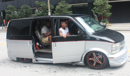 Car at Cleveland Puerto Rican Parade