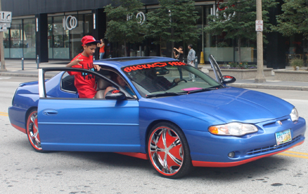 Car at Cleveland Puerto Rican Parade