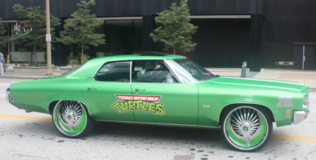 Car at Cleveland Puerto Rican Parade