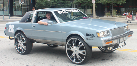 Car at Cleveland Puerto Rican Parade