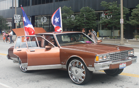 Car at Cleveland Puerto Rican Parade