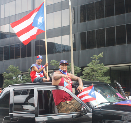 Car at Cleveland Puerto Rican Parade