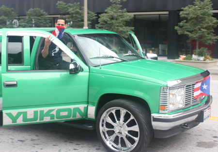 Car at Cleveland Puerto Rican Parade