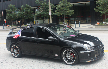 Car at Cleveland Puerto Rican Parade