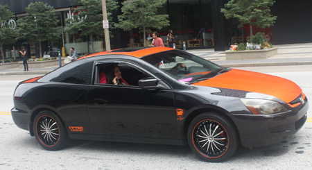 Car at Cleveland Puerto Rican Parade