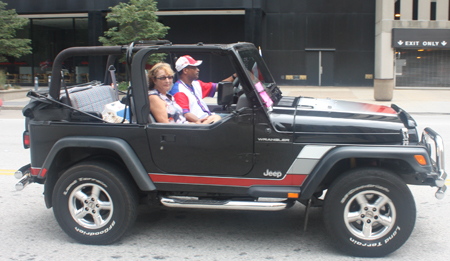 Car at Cleveland Puerto Rican Parade