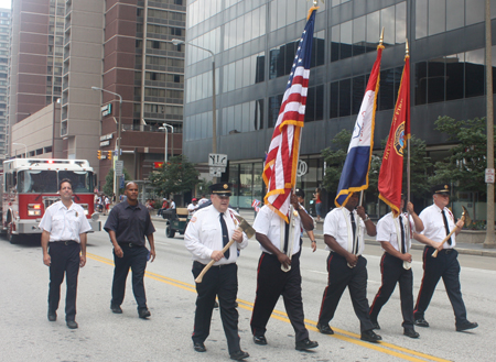 Cleveland Fire at Cleveland Puerto Rican Parade 2012