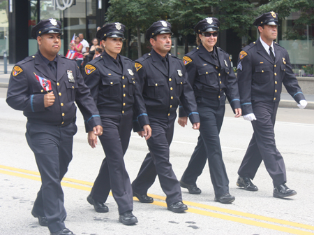 Cleveland Police at Cleveland Puerto Rican Parade 2012