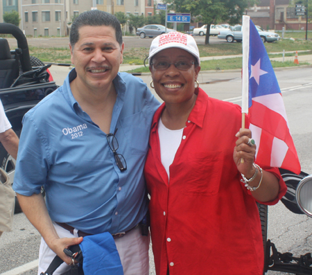 Richard Romero and Congresswoman Marcia Fudge