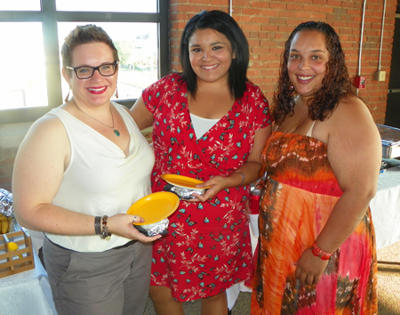 Emma Tanner, Selina Rios and Jeannette Polanco