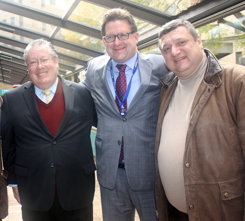 Consul Juan Manuel Solana Morales, Chief Daniel lewis and Pierre Bejjani