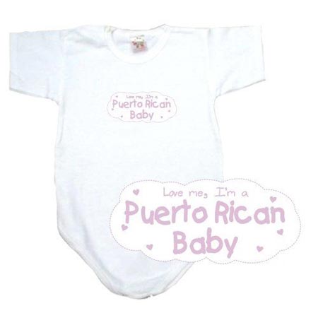Love me I'm a Puerto Rican baby bodysuit