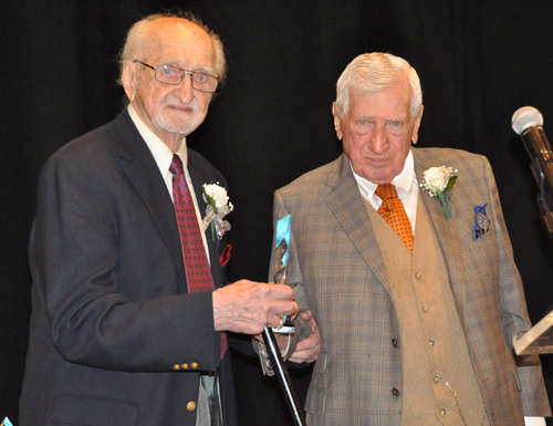 Ernie Mihaly inducts Richard Fleischman