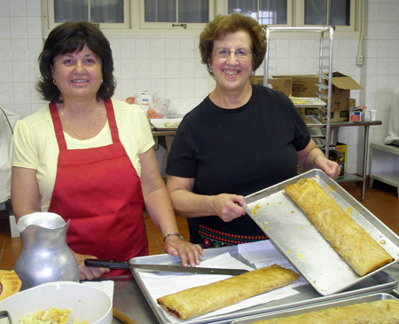 Marika Megyimori and Carolyn Balogh and Hungarian strudel