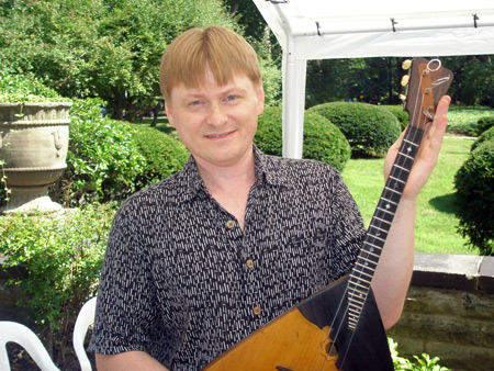 Oleg Kruglyakov on balalaika