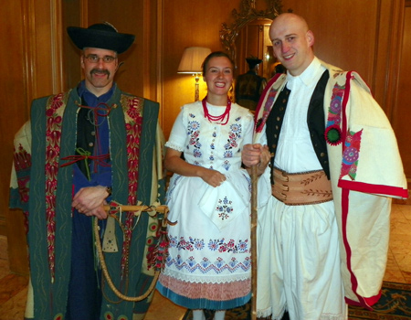 Endre Szentkiralyi, Kristen Slattery and Tamas Csajka