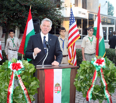 Pl Schmitt, the president of the Republic of Hungary