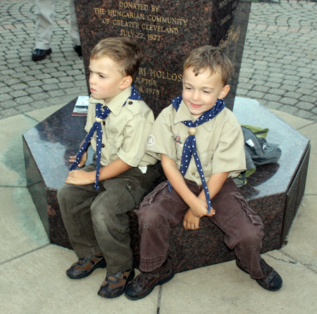 Young Hungarian Boy Scouts
