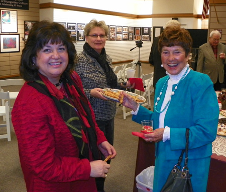 Marika Megyimori, Andrea Meszaros and Jenny Brown