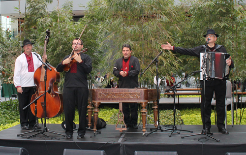 The Band Harmonia at Cleveland Art Museum opening