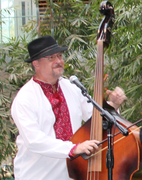 Bass at The Band Harmonia at Cleveland Art Museum opening