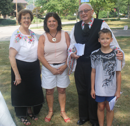 Carolyn Balogh, Marika Megyimori, Frank Dobos and Andrew Balogh