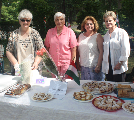 Ladies selling Hungarian pastries