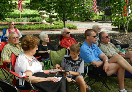 Crowd at Hungarian Cultural Garden for Liszt Concert