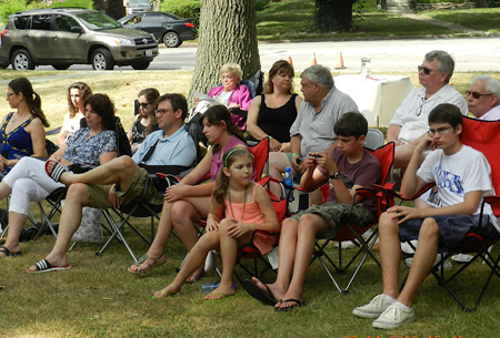 Crowd at Hungarian Cultural Garden for Liszt Concert