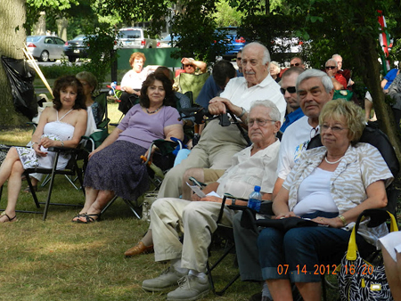 Crowd at Hungarian Cultural Garden for Liszt Concert