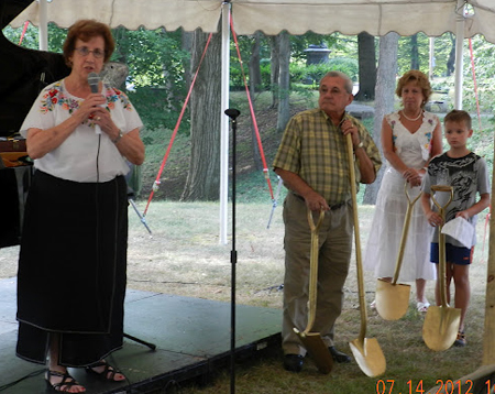 Carolyn Balogh and Hungarian tree donors