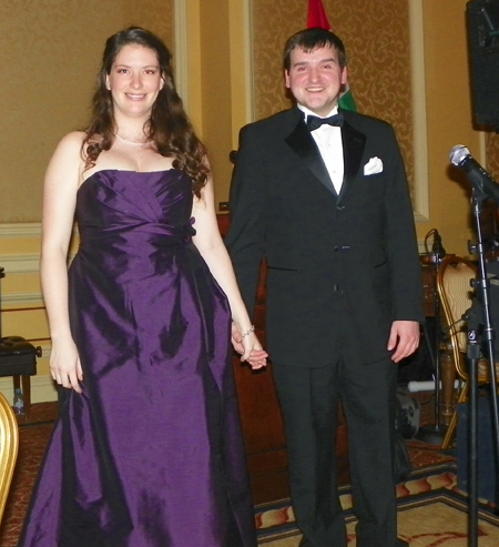 Ohio Light Opera performers  Caroline Miller and Benjamin Krumreig 
