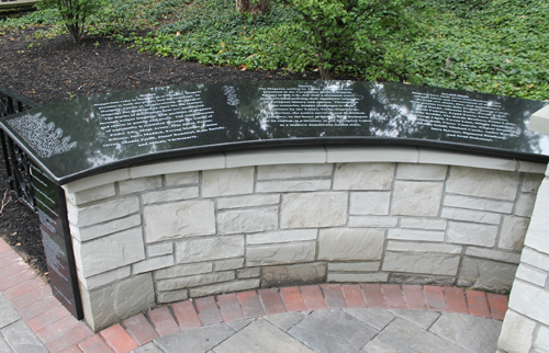 Legacy Wall in the Hungarian Cultural Garden