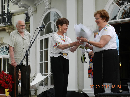 Ernie Mihaly, Jenny Brown and Carolyn Balogh